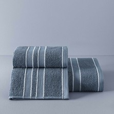 Taç Boutique Taç Butik Doğu Ekspresi Pamuk Yüz Havlusu Mavi 50x85