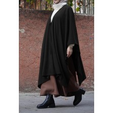 Ande Tesettür Triko Panço - Siyah