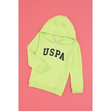 U.S. Polo Assn. Erkek Çocuk Yeşil Kapüşonlu Basic Sweatshirt 50314005-VR020