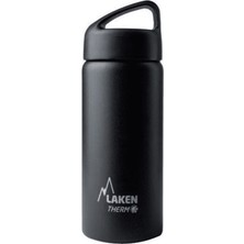 Laken Çelik Klasik Termos Şişe 0,50l Siyah Unisex Matara