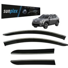 Siegen Sunplex Kromlu Cam Rüzgarlığı Dacia Duster 2018-2024 ile Uyumlu
