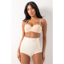 Missvera Silikonlu Lazer Kesim Slip Korse