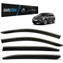 Siegen Sunplex Kromlu Cam Rüzgarlığı Citroen C5 Aircross 2019-2025 ile Uyumlu