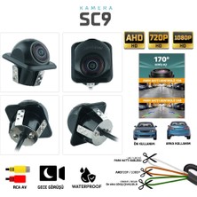 Siegen Sentinel Sc9 170° Geniş Açı Araç Ön/arka Görüş Kamerası – Ahd 720P / 1080P, Gece Görüşlü