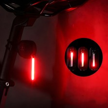 iDragon 8821 USB Şarjlı Bisiklet Arka Lamba | COB LED, 3 Modlu, Type-C, Damla Tasarım