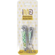 Ima 031 Renkli 2'li Metal Büyük ve Küçük Tırnak Makası Set