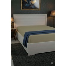 Favora %100 Pamuk Ranforce Premium King Size Lastikli Çarşaf - Bej