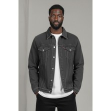 Wkm Erkek Regular Fit Rahat Kesim Çift Cepli Denim Kot Ceket