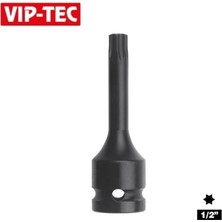 Vip-tec Vıp-Tec 1/2 T55 Havalı Lokmalı Torx Uç Uzun 78 mm