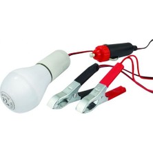 12 Volt  Çok Amaçlı Oto Seyyar Lamba Fişli ve Kıskaçlı