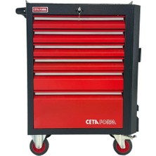 Ceta Form 6 Çekmeceli Dolu Takım Arabası 232 Parça