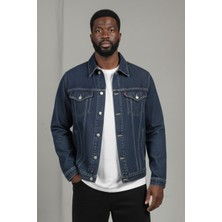 Wkm Erkek Regular Fit Rahat Kesim Çift Cepli Denim Kot Ceket