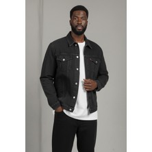 Wkm Erkek Regular Fit Rahat Kesim Çift Cepli Denim Kot Ceket