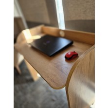 Arthubo Mini Çalışma Masası – Kompakt Laptop ve Öğrenci Masası, Ahşap Görünümlü, Ergonomik Tasarım