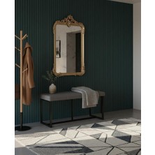 Özcan Mobilya Aksesuar 105×40 Siyah Metal Ayaklı Bench Puf Bank Antre Mutfak Salon Yatak Odası Puf Bank 105×40