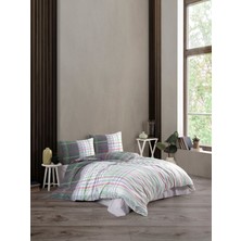 Bella Home Kristal Çift Kişilik Ranforce Nevresim Takımı - 4 Parça - %100 Pamuk - Orijinal Lüks Kutu