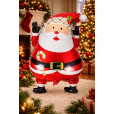 Okavango 1 Adet Folyo Noel Baba Balonu Yılbaşı Süsü Çam Ağacı Süsleri Yılbaşı Hediyeleri