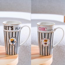 Acar Teddy Bear 2'li Porselen Kupa 500ML