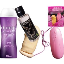 Durex Aloe Vera 2in1 Jel 200ML+ Yıkanabilir 5 cm Uzatmalı 13 Titreşimliprezervatif + Hediye