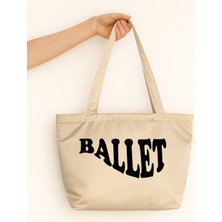 Ballet Tasarım Mat Saten Omuz Çantası