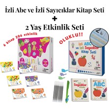 Akademik Zeka 2 Yaş Etkinlik Seti( 6 Kitap 206 Etkinlik) - Izli Abc ve Sayıcıklar Kitabları Oluklu Seti