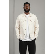 Wkm Erkek Regular Fit Rahat Kesim Çift Cepli Denim Kot Ceket