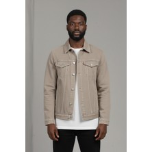 Wkm Erkek Regular Fit Rahat Kesim Çift Cepli Denim Kot Ceket