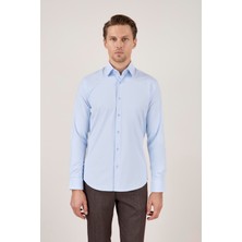 Paco Romano Erkek Slim Fit Açık Mavi Gömlek