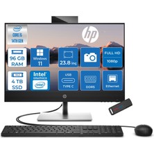 Hp Proone 440 G9 Intel Core I5-14500T 4,8ghz 96GB Ddr5 4tb SSD Intel UHD Grafik Kartı 770 23.8" Fhd (1920 x 1080), IPS WIN11HOME All-In-One Bilgisayar C9YL1ATH35+ZETTAÇANTA