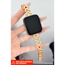 Nezih Case Apple Watch Seri 2/3/4/5/6/7/8/9/se 38MM 40MM 41MM ve Seri 10/11 42MM Uyumlu Şık Mücevher Kordon