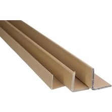 Kraft Karton Köşebent 35×35×150 mm | 2 mm Kalınlık | Darbe ve Ezilmelere Karşı Güçlü Koruma
