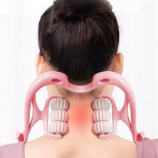 Sad Şad® Çok Fonksiyonlu Manuel Altı Tekerlekli Boyun Masaj Aleti