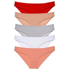 Leopardess 5 adet Süper Eko Set Likralı Kadın Slip Külot