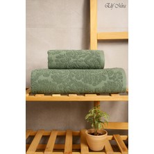 Elif Mira Banyo & Yüz Havlusu Seti %100 Pamuk 90X150 + 50X90 cm – Amorivy