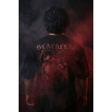 Liber Blackflag - %100 Pamuk Siyah Oversize Tshirt