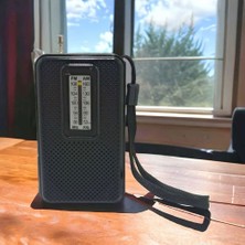 Nuvigo Tenor Cep Tipi Mini Analog Radyo Siyah