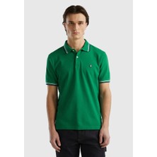 Benetton Erkek Polo Yaka T-Shirt