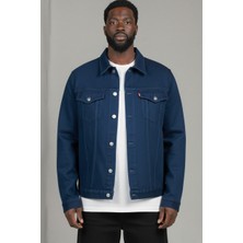 Wkm Erkek Regular Fit Rahat Kesim Çift Cepli Denim Kot Ceket