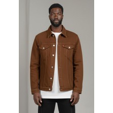Wkm Erkek Regular Fit Rahat Kesim Çift Cepli Denim Kot Ceket