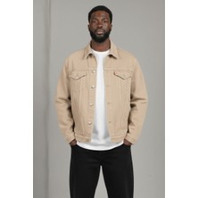 Wkm Erkek Regular Fit Rahat Kesim Çift Cepli Denim Kot Ceket