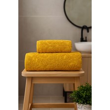Elif Mira Banyo & Yüz Havlusu Seti %100 Pamuk 90X150 + 50X90 cm – Amorivy