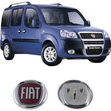Arkıl Doblo 1 Ön Panjur Arma Tip 74MM Yapışkanlı Bordo