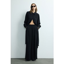 Love My Body Moda Tutkusu Bol Paça Pantolon Lacivert 153M2242000