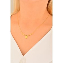 Cebeci 14 Ayar Tuğralı Dorika Altın Kolye