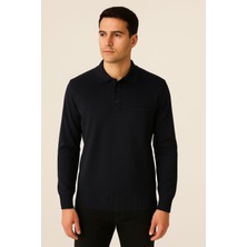 Woolen World Polo Yaka Erkek Kazak