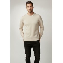 Wkm Slim Kesim Yumuşak Dokulu Tüylenmeyen Bisiklet Yaka Erkek Triko Kazak