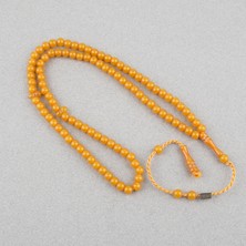 Lapisdo Katalin Usta Işi Imzalı 99LUK Namaz Tesbih Küre Kesim 7mm Tesbih - Kayısı