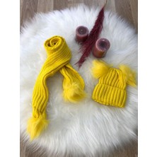 Çocuk Giyim Merkezi Atkı Bere Takım