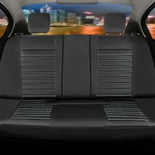Volvo S60 Deri Oto Koltuk Kılıfı Ön Arka Set Siyah Beyaz Original Model Şhn