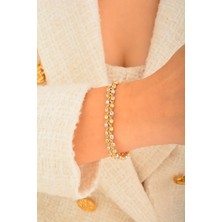 CEBECİ Cebeci 14 Ayar Dorika Örgü Altın Bileklik